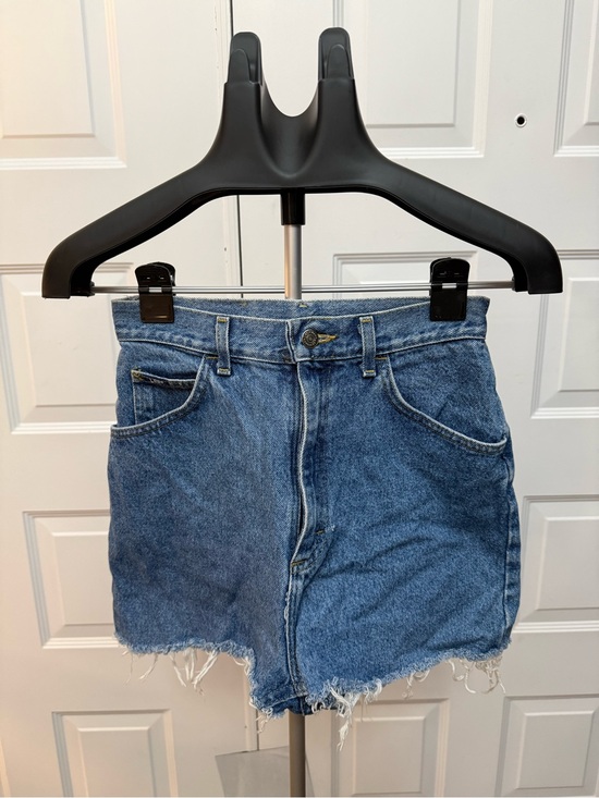 Lee Pants - Lee Medium Blue Denim Cutoff Jean Shorts
